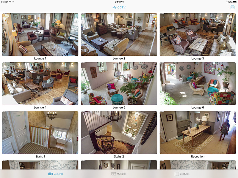 SecuritySpy iPad app screenshot