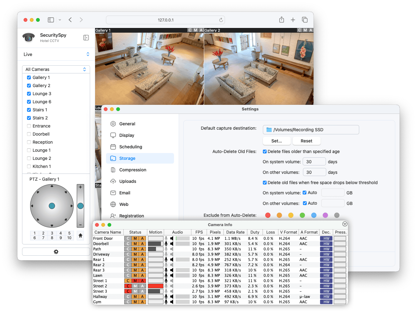 SecuritySpy Screenshots
