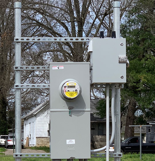 Installed brain box with LTE antennas
