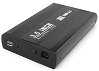 External USB hard drive enclosure