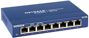 Netgear ProSafe GS108 8-port Gigabit Ethernet switch