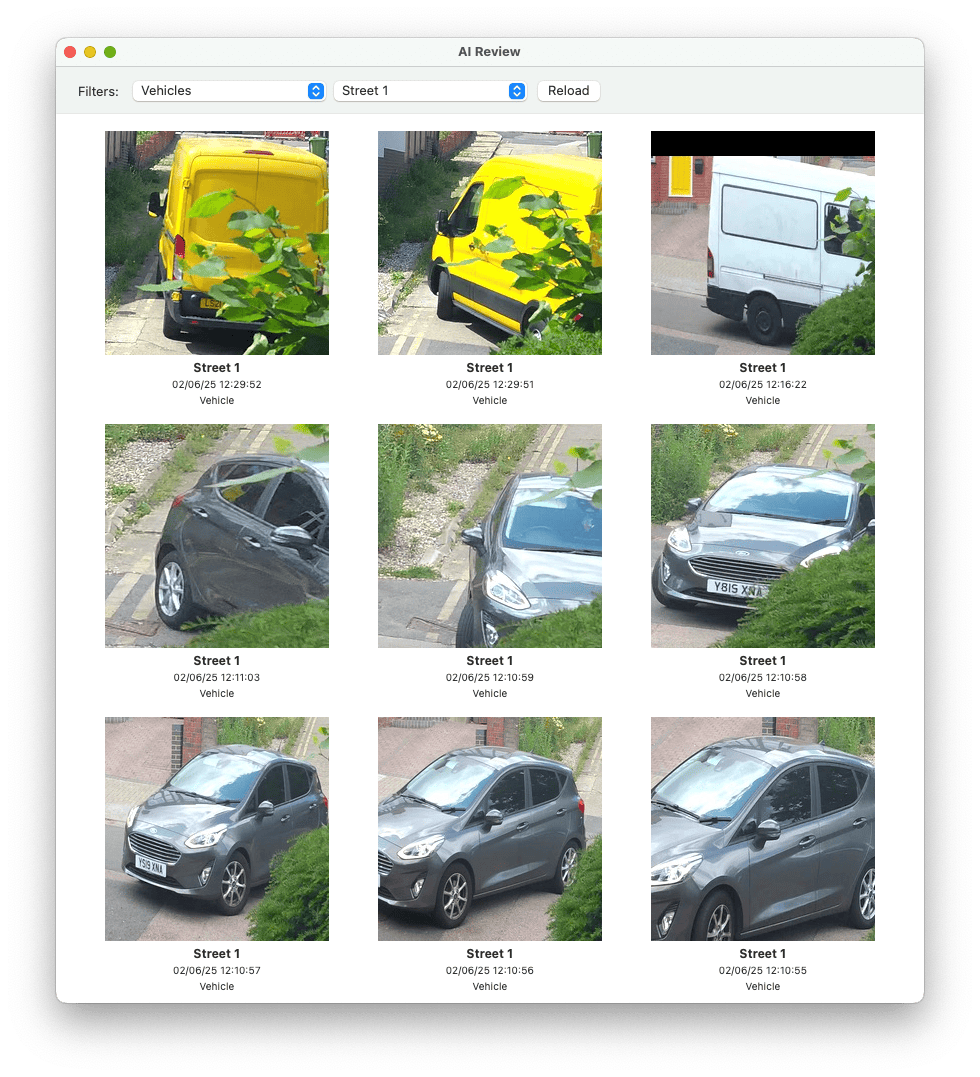 SecuritySpy - AI Review Window