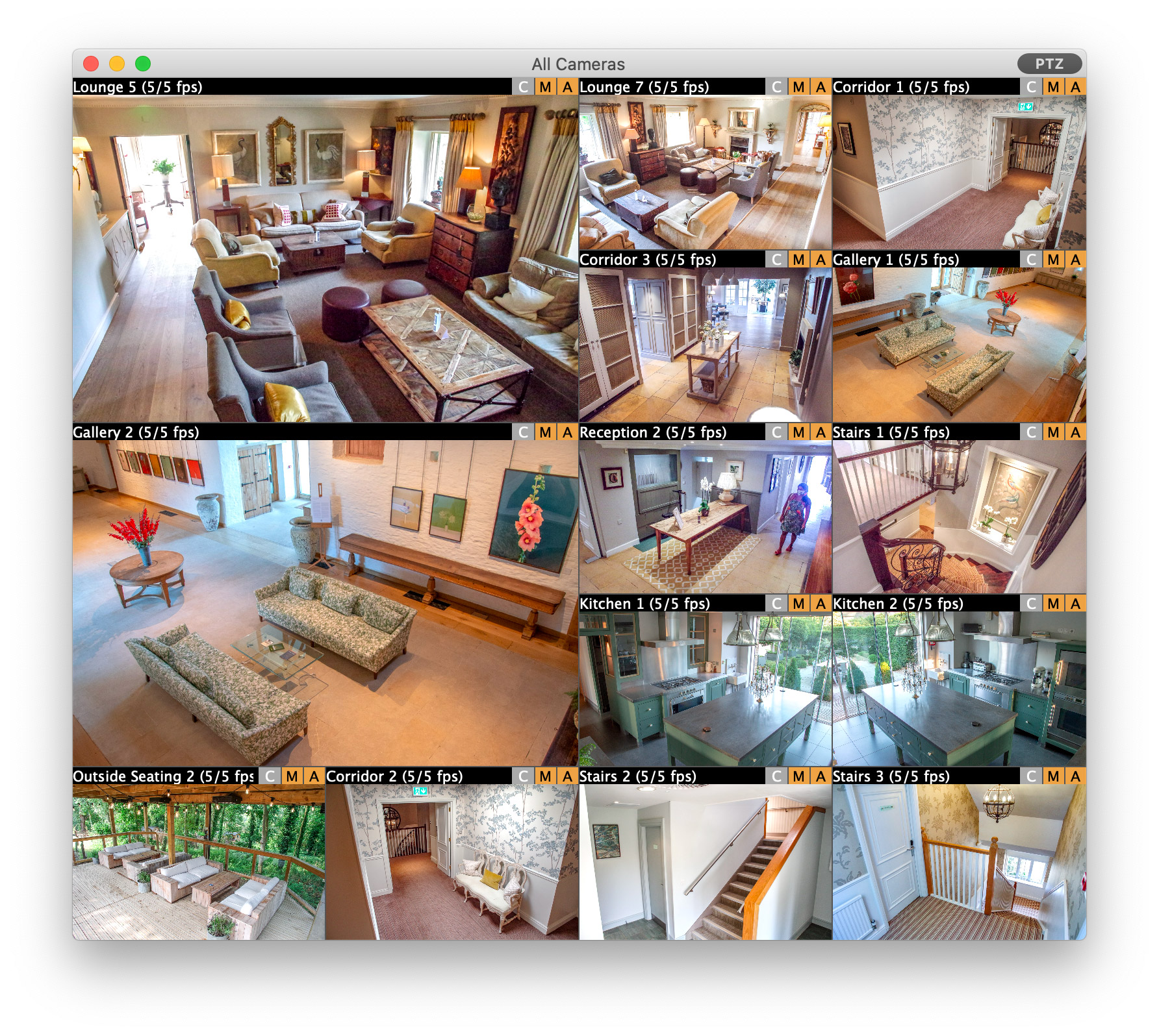 Custom camera layout view