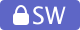 SW status badge with lock icon
